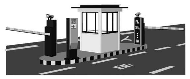 图2 智慧停车系统场景示意图